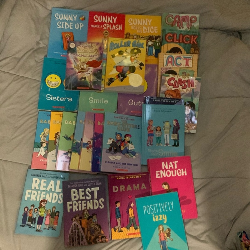 GIRLS BOOK LOT